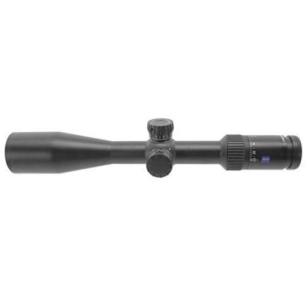 Zeiss Rifle Scope 1 Zeiss Conquest V4 6-24x50 Rifle Scope with Illuminated Plex Reticle (#60) - External Elevation Turret - Ballistic Stop - Adjustable Parallax - .25 MOA