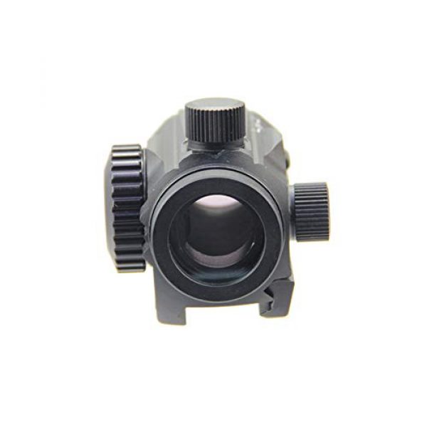 DJym Rifle Scope 7 DJym HD Silver Film Without Magnification, Red Dot Sight Shockproof Waterproof Stable Sight