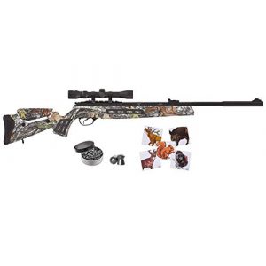 Wearable4U Air Rifle 1 Wearable4U Hatsan MOD 125 Sniper Vortex QE Quiet Energy .177 Cal Air Rifle, Camo with Included 100x Paper Targets and 500x .177cal Lead Pellets Bundle