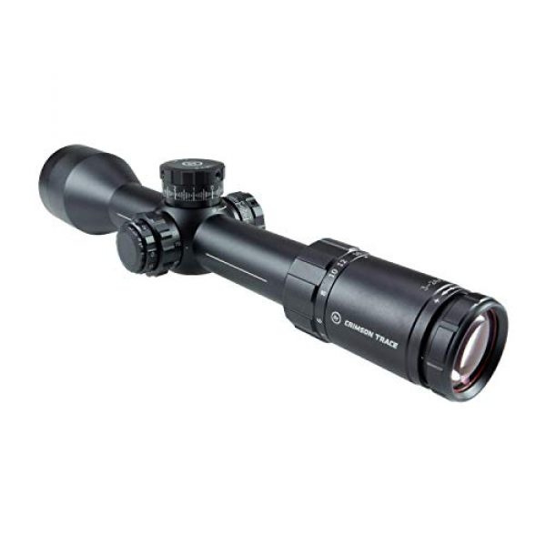 Crimson Trace Rifle Scope 4 Crimson Trace CTL-5324 3-24x56mm 5 Series Long-Range Tactical Riflescope with FFP, Illuminated MIL Reticle and Zero Stop and Reset for Shooting, Competition and Range