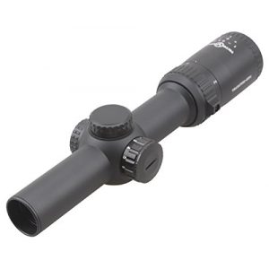 TAC Vector Optics Rifle Scope 1 TAC Vector Optics Thanator 1-8x24 CQB Compact Riflescope 1/10 MIL Adjust Scope Low Profile Turret VTC MIL Size Etched Glass Reticle