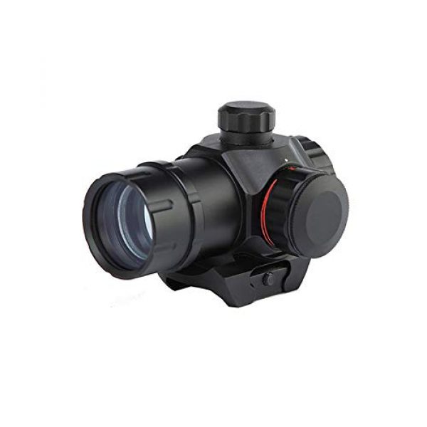DJym Rifle Scope 1 DJym 1X22 Red Dot Sight, HD22D Common Sight 22mm Waterproof Vibration Antifogging