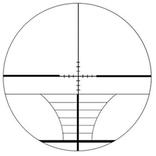 NightStar Rifle Scope 3 NightStar 3-9X40 Rifle Scope with Ladder Reticle