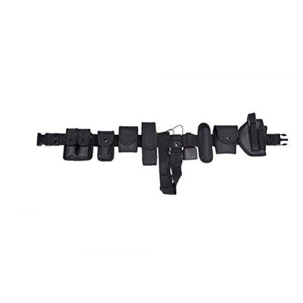 Tomixxx Tactical Belt 3 HUNANBANG Black Law Enforcement Tactical Equipment System Set 10 pcs (10pcs Belt Set)