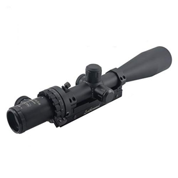 Hi-Lux Optics Rifle Scope 3 Hi-Lux Optics M1200 Art Scope with Illuminated Reticle, Red
