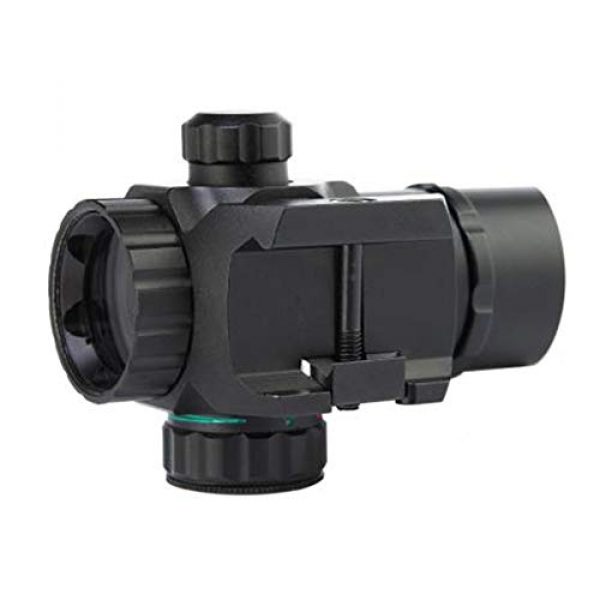 DJym Rifle Scope 3 DJym Tactical 1X22 Mini Red and Green Visual Line, The Red Point in The Range 22 Mm Rail