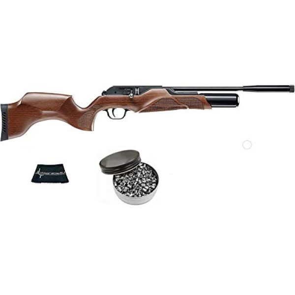 Walther Air Rifle 1 Walther Rotek .177 Caliber Air Rifle with Included Pack of 500 Pellets Bundle (Pellets Caliber/Weight .177/7.48 Grains) and Wearable4U Cloth