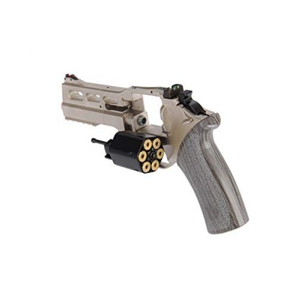 Lancer Tactical Airsoft Pistol 5 Lancer Tactical Limited Edition Airsoft Pistol Chiappa Rhino 50DS CO2 Revolver Silver 328 FPS