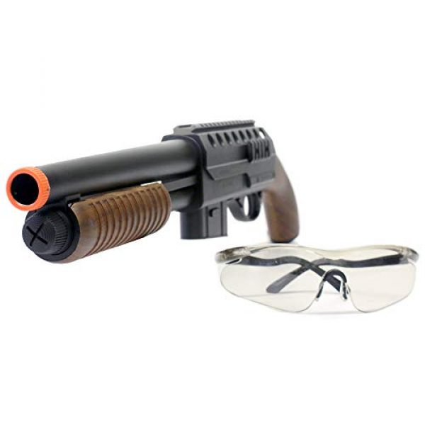 BBTac Airsoft Shotgun 4 BBTac BT-M47 Sawed-Off Style Spring Shotgun, Black