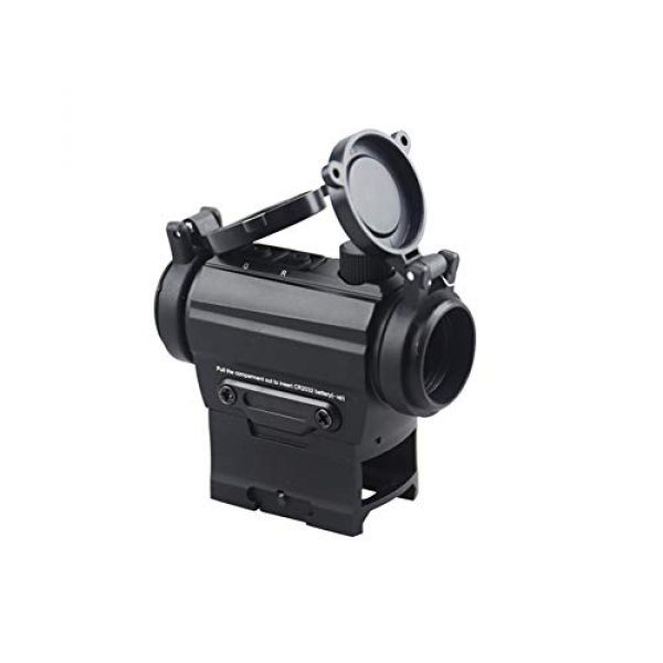 DJym Rifle Scope 2 DJym Red Dot Button Sight, Rifle Scope for Hunting Game Nitrogen-Filled Waterproof and Anti-Fog