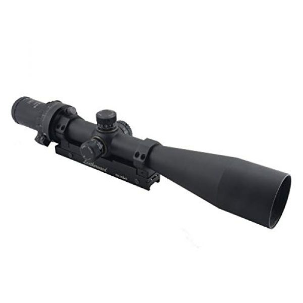 Hi-Lux Optics Rifle Scope 5 Hi-Lux Optics M1200 Art Scope with Illuminated Reticle, Red