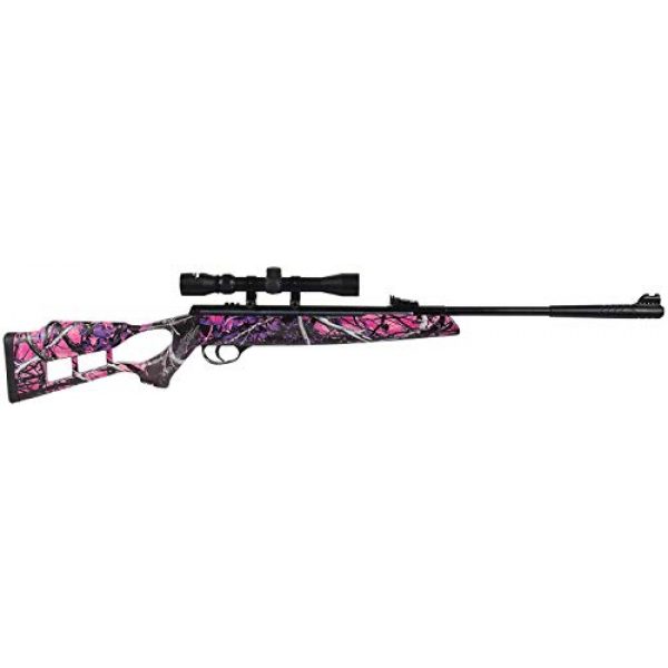 Wearable4U Air Rifle 6 Hatsan Striker Edge Spring Muddy Girl Combo Air Rifle with Wearable4U 100x Paper Targets and Lead Pellets Bundle