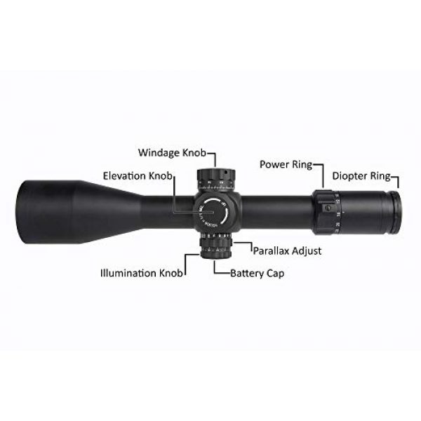 Primary Arms Rifle Scope 3 Primary Arms PLx Series 6-30x56 FFP Rifle Scope with Illuminated DEKA MIL Reticle
