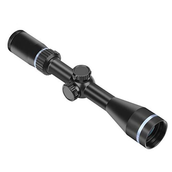 Feyachi Rifle Scope 1 Feyachi Falcon 3-9x40mm Rifle Scope, BDC Reticle 4-inch Long Eye Relief Second Focal Plane Riflescopes, Matte Black 1 inch Tube