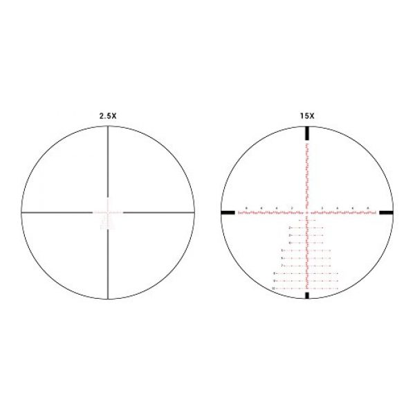 Athlon Optics Rifle Scope 3 Athlon Optics , Ares BTR , Riflescope , 2.5-15 x 50 First Focal Plane (FFP) 30mm Tube, Illuminated APLR3 MIL Reticle ,