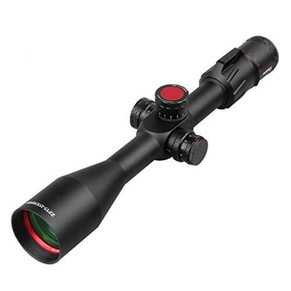 Sniper Rifle Scope 6 Sniper ZT 5-25x50 FFP First Focal Plane (FFP) Scope with Red/Green Illuminated Reticle