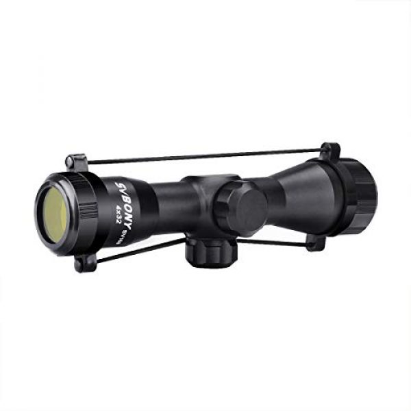 SVBONY Rifle Scope 7 SVBONY SV168 Rifle Scope, 4x32 Compact Scope, Hunting Scope, Fixed Cross Line, Fits 20mm Picatinny Rails