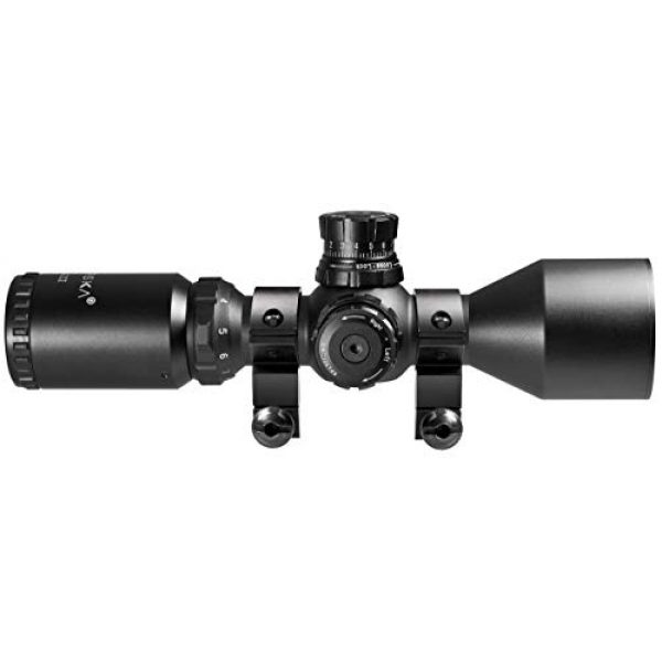 BARSKA Rifle Scope 5 BARSKA 3-9x42 Contour Riflescope IR Mil-Dot Riflescope