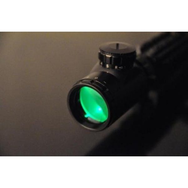 AUKMONT Rifle Scope 4 AUKMONT Telescopic Sight 4-16x50EG Green/Red Hunting Rifle Scope LLL(Low Light Level) Night Work