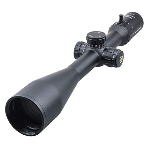 Vector Optics Rifle Scope 2 Vector Optics Paragon Genii 6-30x56 Second Focal Plane (SFP) Tactical Riflescope with Red Illuminated Germany Glass Reticle, 1/10 MIL, 30mm Mount Rings, Lens Covers, Killflash