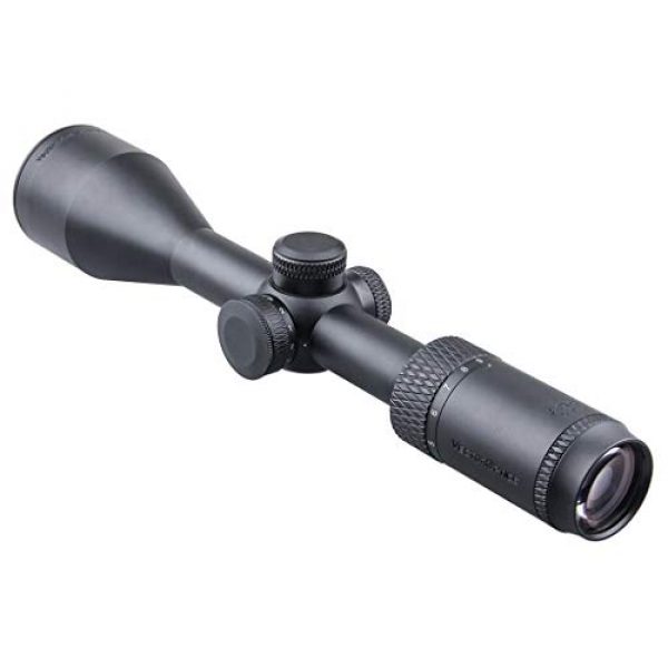 Vector Optics Rifle Scope 1 Vector Optics Matiz 3-9x50 Second Focal Plane (SFP) Tactical Riflescope with Red Dot Illuminated Reticle, 25.4mm Tube, 1/4 MOA Per Click Adjustment, Edge-to-Edge Image, Free Mount Rings, Lens Caps