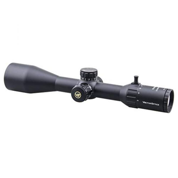 Vector Optics Rifle Scope 5 Vector Optics Paragon 3-15x50mm Second Focal Plane (SFP) Genii 1/10 MIL Tactical Riflescope with Red Illuminated Reticle, 30mm Mount Rings, Lens Cover, 3 Inch Sunshade