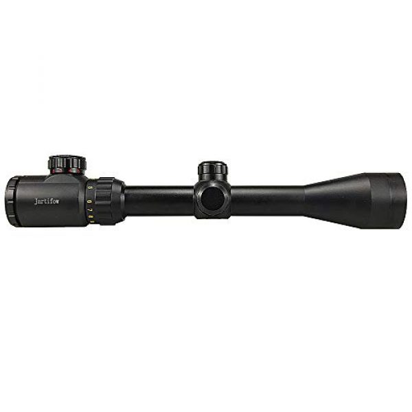 CZSM Rifle Scope 2 Jnrtifow 3-9x40 Riflescope Red Green llluminate Mil-Dot Reticle Optics Scope with 20mm Mounts