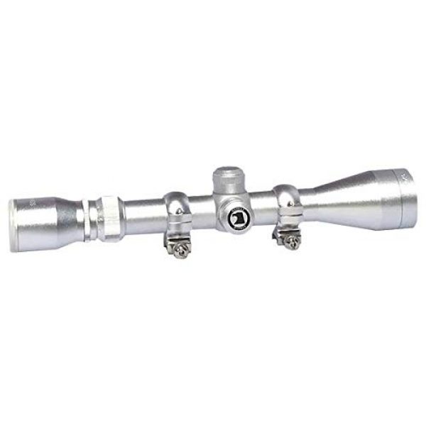 Osprey Global Rifle Scope 1 Osprey Global Standard Silver 3-9x40 Silver Mil-Dot reticle Rifle Scope