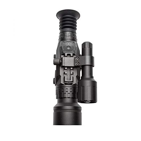 Sightmark Rifle Scope 5 Sightmark Wraith HD 4-32x50 Digital Riflescope Bundle with 4 AA Batteries, Battery Case and Lumintrail Cleaning Cloth