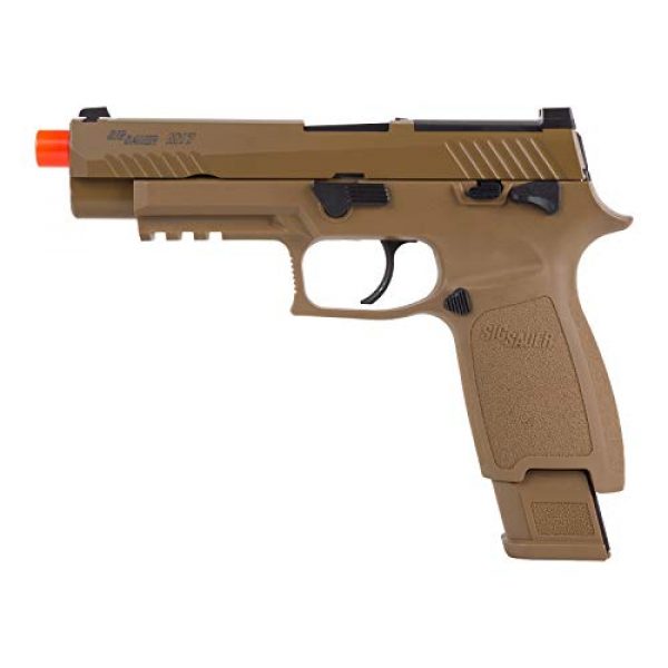 Sig Sauer Airsoft Pistol 4 Sig Sauer, SIG AIR, ProForce M17 Gas Blowback Airsoft Pistol, Coyote Tan, One Size