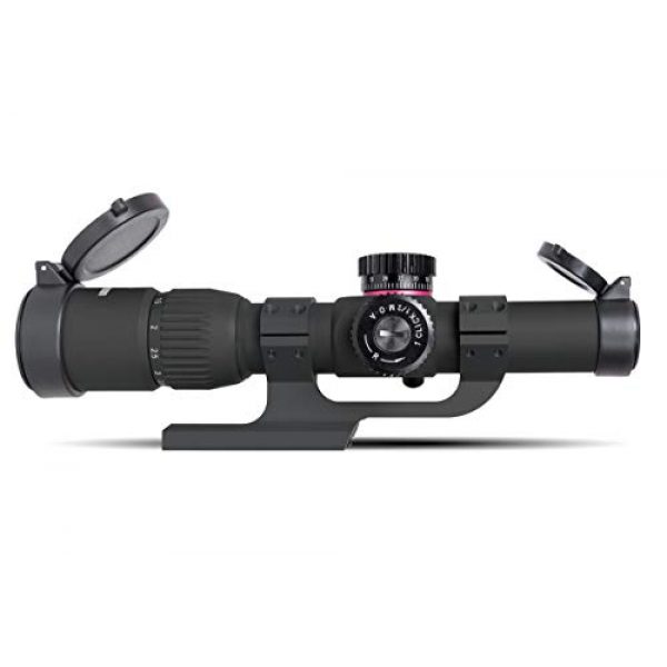 Monstrum Rifle Scope 1 Monstrum G2 1-6x24 First Focal Plane FFP Rifle Scope | ZR300 H-Series Offset Scope Mount | Bundle