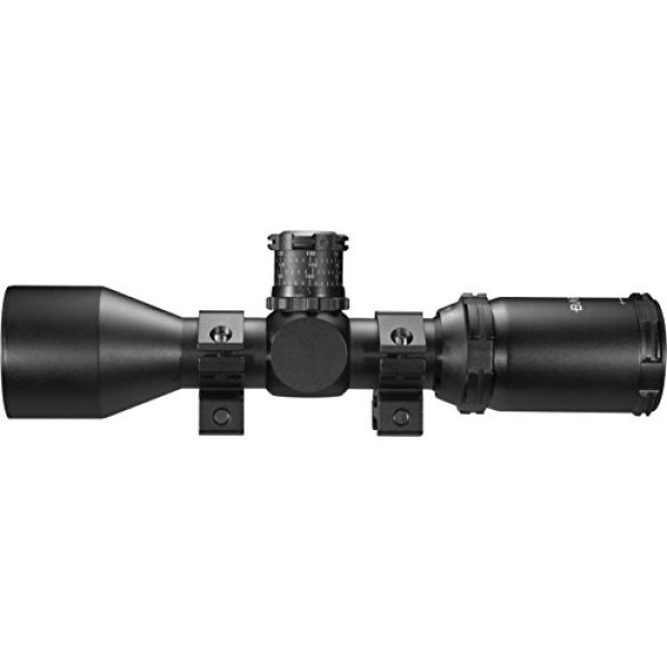 BARSKA Rifle Scope 3 BARSKA AC11874 Contour .223 BDC Rifle Scope 3-9x40 Lockable Turrets, Mil-Dot Reticle with Rings