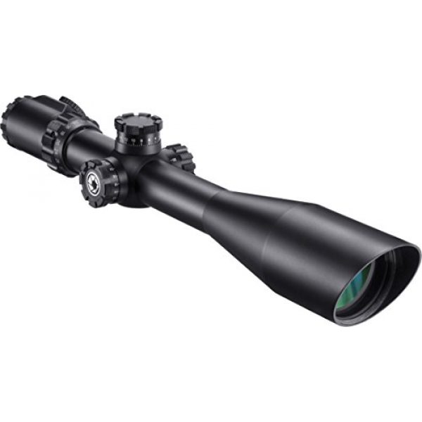 BARSKA Rifle Scope 2 Barska AC12140 Long Range Rifle Scope 6-36x52 Red/Green Illuminated Mil-Dot Reticle with Cantilever Ring