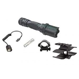 Ultimate Arms Gear Rifle Scope 1 Ultimate Arms Gear Universal 12 GA Barrel/Mag Tube Mount, Black + Flashlight Light Kit For 12 Gauge Shotgun Paintball Airsoft