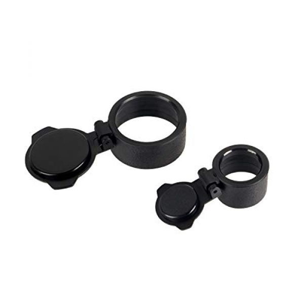 Sparwod Rifle Scope 5 Sparwod 1-4X20mm Rifle Scope,Mid-Range Red/Green Crosshair Shockproof Riflescope with Flip Up Lens Covers and High Profile Scope Rings