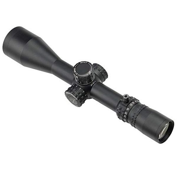 NightForce Rifle Scope 1 NightForce NX8 4-32X50mm Riflescope F2, ZeroStop.250 MOA, DigIllum, PTL, MOAR-CF2D, Black, C641