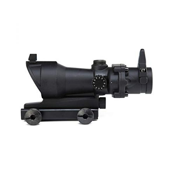DJym Rifle Scope 4 DJym Wire Differentiation HD No Magnification Blue Film Sight, Inner Red Dot Sightproof