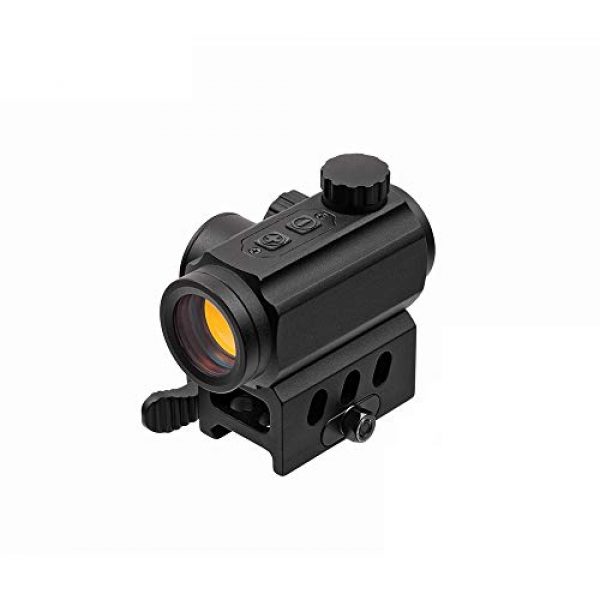 NANA Rifle Scope 1 Force Technologies Red Dot Sight RDS-21, 4 MOA, Matte Black, with QD-Mount for Weaver/Picatinny