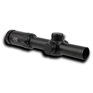 U.S. Optics Rifle Scope 1 US Optics 1-8x24mm; 30 mm Tube; Digital Red Riflescope TS-8X-JNG-MIL-USO