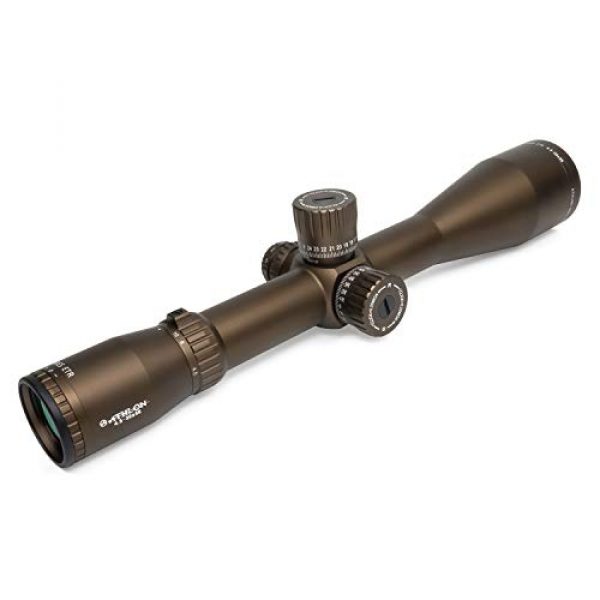 Wearable4U Rifle Scope 2 Wearable4U Athlon Optics Ares ETR 4.5-30x56, Direct Dial, Side Focus, 34mm, APLR2 FFP IR MOA Reticle Riflescope (Brown) with Extra Battery CR2032 Lens Cleaning Pen and Lens Cleaning Cloth Bundle