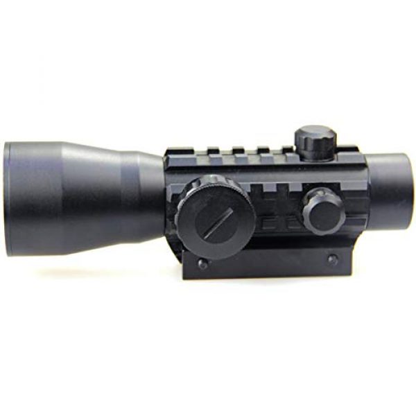 DJym Rifle Scope 5 DJym Used for Hunting Rifle red dot Sight, 2x30 HD Blue Film Red and Green Aiming Nitrogen Waterproofing Anti-Fog