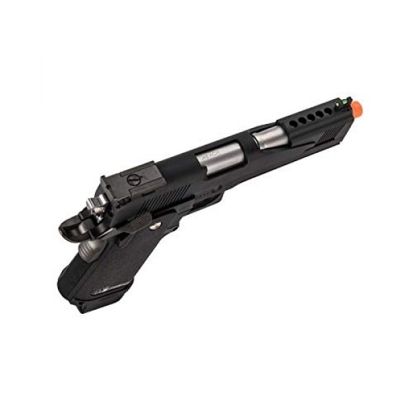 Lancer Tactical Airsoft Pistol 3 Lancer Tactical WE-Tech Black Dragon 5.1 Competition Series Hi-Capa Full Auto Gas Blowback Airsoft Pistol Black