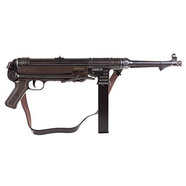 Umarex Air Rifle 3 Umarex Weathered MP40 Full Auto CO2 Submachine BB Gun Bundle with 1500 BBS and 12 CO2 Cartridges