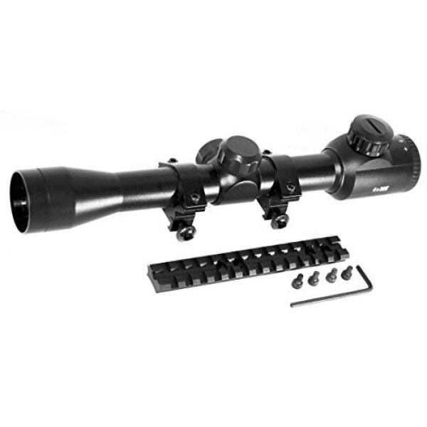 TRINITY Rifle Scope 3 TRINITY SUPPLY Mossberg 500/590/835 Picatinny Weaver Scope Base Rail Mount with Reflex Sight Base Mount Rail Adapter Aluminum Black Hunting Optics Tactical Home Defense Accessory.