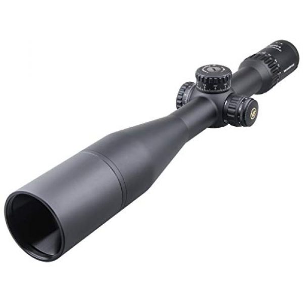 Vector Optics Rifle Scope 6 Vector Optics Continental 5-30x56 First Focal Plane (FFP) Rifle Scope, 34mm Tube, 1/10 MIL Per Click Adjustment, Turret Lock System, Free Picatinny/Weaver Mount Rings, Matte Black