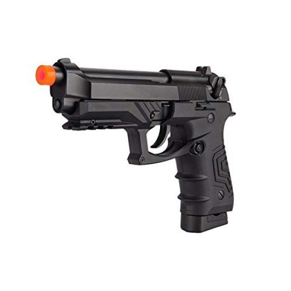 HFC Airsoft Pistol 3 HFC HG-173 M92 CO2 Blowback Airsoft 1911 Tactical Pistol Full/Semi Automatic Black with Gun Case