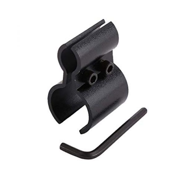 iplusmile Rifle Scope Accessory 1 iplusmile Pipe Clamp Clip Double Port Pipe Clamps Universal Bracket Pole Mount Aluminum Alloy Lean Tube Connector Hose Clamps Assortment