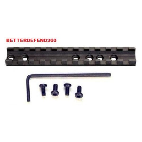 GOTICAL Rifle Scope 2 GOTICAL Marlin Rifle Deluxe Scope Mount Rail + Silver Finish 4x30 Mil Dot Scope