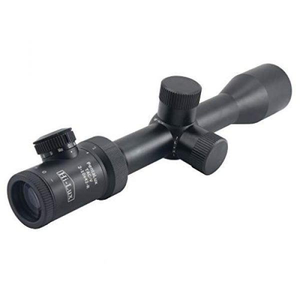 Hi-Lux Optics Rifle Scope 3 Hi-Lux Optics PentaLux Tac-V 2-10 with Illuminated Reticle, Green