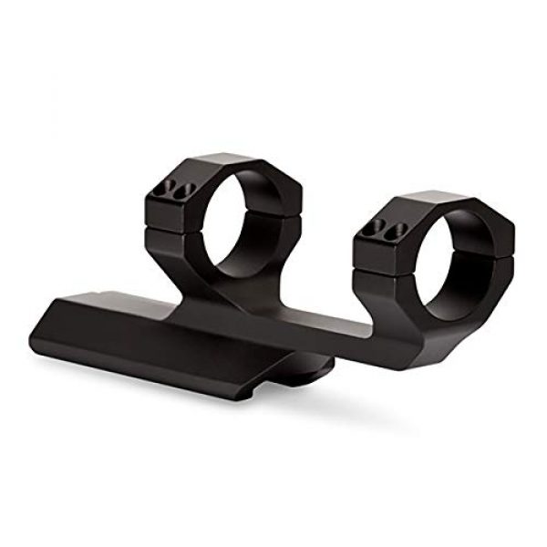 Vortex Rifle Scope 5 Vortex Optics Crossfire II 1-4x24, 30mm Tube, SFP Riflescope - V-Brite Illuminated Reticle (MOA) with Sport Cantilever 30mm Mount - 2-Inch Offset